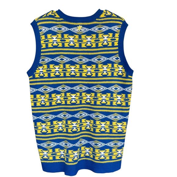Golden State Warriors Sweater Vest Mens Large NBA Basketball Ugly Xmas Gift - Picture 2 of 7